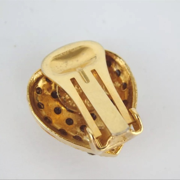 AUTH Celine Vintage Heart Earrings - Picture 3 of 5